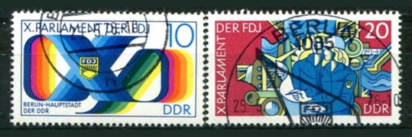 DDR Afa 1855 - 56 Stemplet