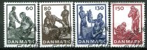 Danmark Afa 627 - 30 Stemplet