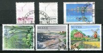 Åland 1985 komplet stemplet