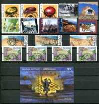 Åland 2006 komplet stemplet u/miniark/selvklæbende, med frankeringsmærker