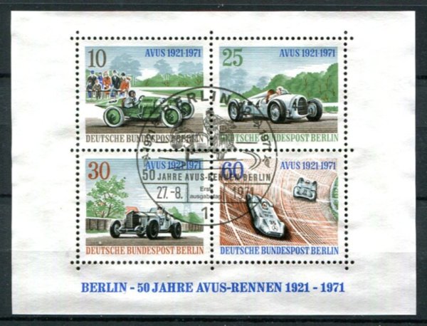 Berlin Afa 994 - 97 Stemplet Miniark