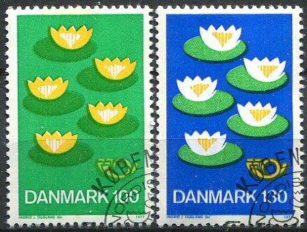 Danmark Afa 631 - 32 Stemplet