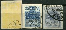 Estland Afa 10 - 12 Stemplet