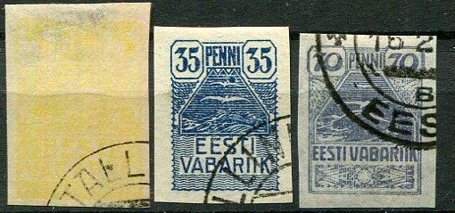 Estland Afa 10 - 12 Stemplet
