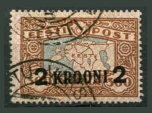 Estland Afa 107 Stemplet