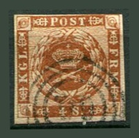 Danmark Afa 07 Stemplet