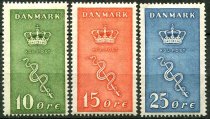 Danmark Afa 178 - 80 Postfrisk