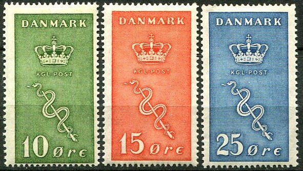 Danmark Afa 178 - 80 Postfrisk