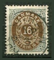 Danmark Afa 27B Stemplet