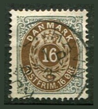 Danmark Afa 27B Stemplet
