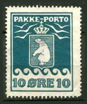 Grønland Afa 15 Stemplet Pakkeportomærke