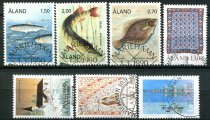 Åland 1990 komplet stemplet incl. 10a