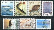 Åland 1990 komplet stemplet incl. 10a