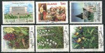 Åland 1989 komplet stemplet