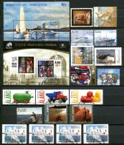 Åland 2010 komplet stemplet med frankeringsmærker og miniark