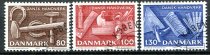 Danmark Afa 641 - 43 Stemplet