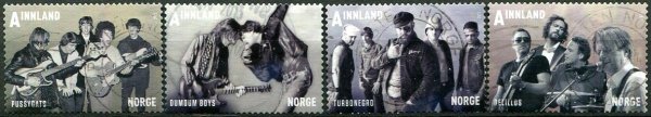 Norge Afa 1825 - 28 Stemplet