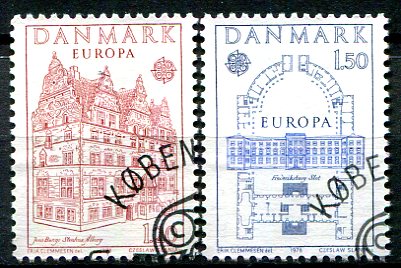 Danmark Afa 658 - 59 Stemplet
