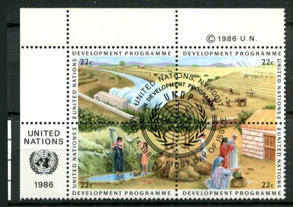 New York Afa 490 - 93 Stemplet Sammentryk