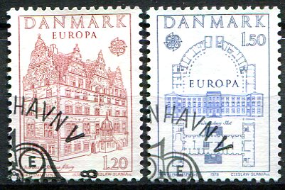 Danmark Afa 658 - 59 Stemplet
