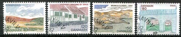 Danmark Afa 660 - 63 Stemplet