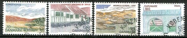 Danmark Afa 660 - 63 Stemplet