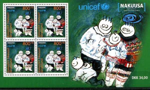 Grønland Afa 607 Postfrisk Miniark