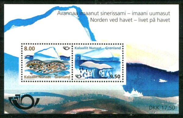 Grønland Afa 617 Postfrisk Miniark