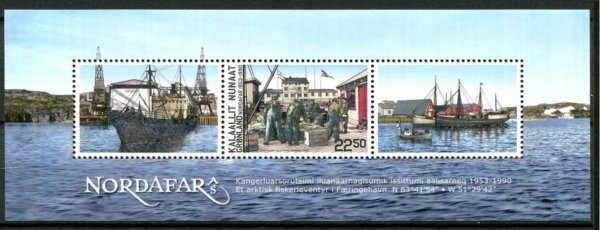 Grønland Afa 654 Postfrisk Miniark