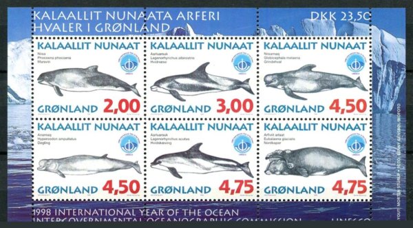 Grønland Afa 325 Postfrisk Miniark