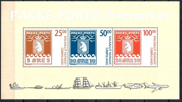 Grønland Afa 492 Postfrisk Miniark
