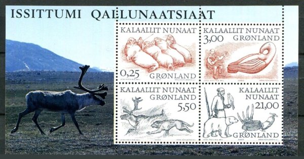 Grønland Afa 356 Postfrisk Miniark