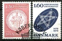 Danmark Afa 673 - 74 Stemplet