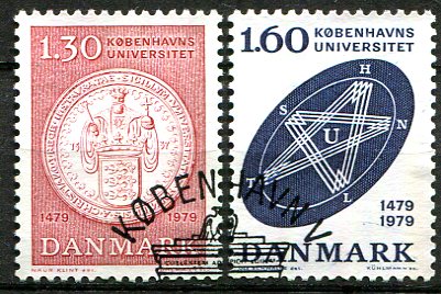 Danmark Afa 673 - 74 Stemplet