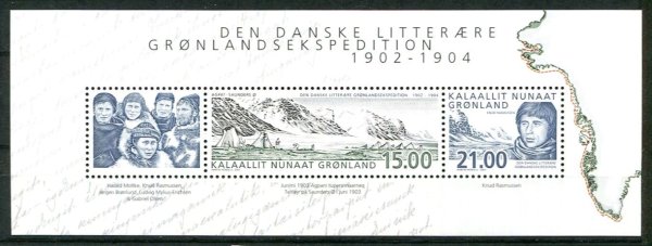 Grønland Afa 403 Postfrisk Miniark