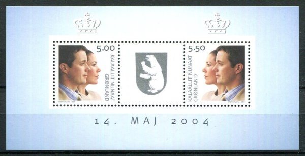 Grønland Afa 427 Postfrisk Miniark