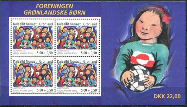 Grønland Afa 428a Postfrisk Miniark