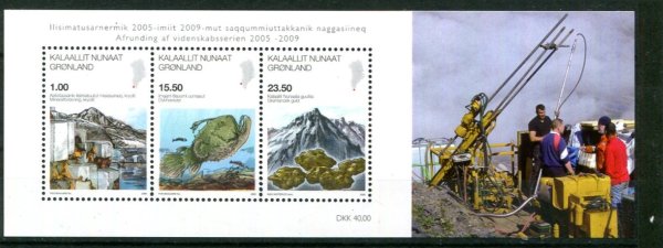Grønland Afa 549 Postfrisk Miniark