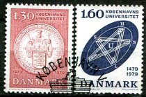 Danmark Afa 673 - 74 Stemplet