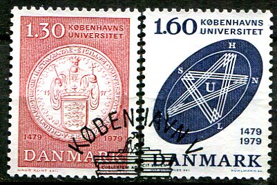 Danmark Afa 673 - 74 Stemplet