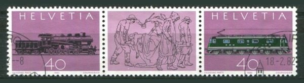 Schweiz Afa 1204 - 05 Stemplet Sammentryk