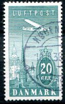 Danmark Afa 218 Stemplet