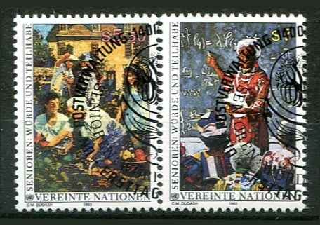 Wien Afa 144 - 45 Stemplet