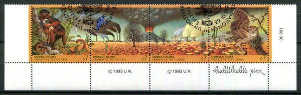 Wien Afa 159 - 62 Stemplet Sammentryk