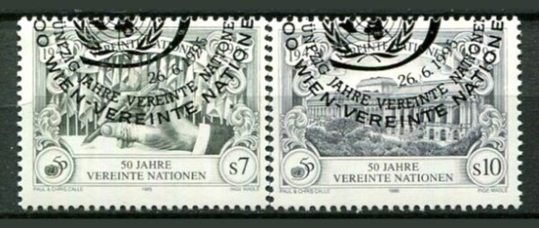 Wien Afa 189 - 90 Stemplet