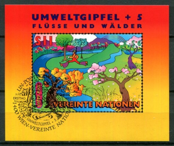 Wien Afa 235 Stemplet Miniark