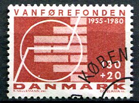 Danmark Afa 694 Stemplet