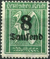 Tyske Rige Afa 278a Ustemplet