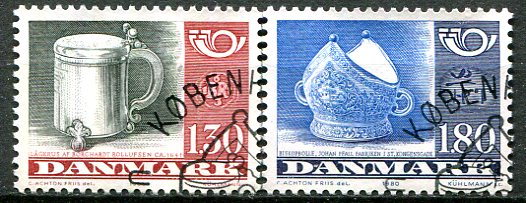 Danmark Afa 704 - 05 Stemplet