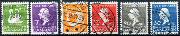 Danmark Afa 223 - 28 Stemplet